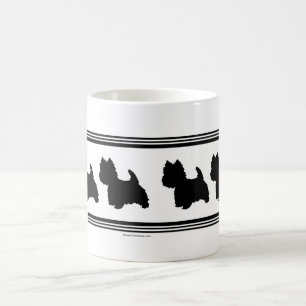 Mug Silhouette de Westie