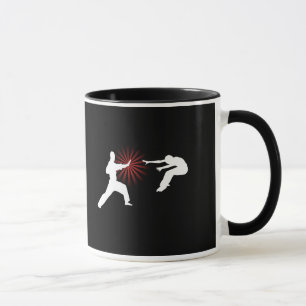 Mug Silhouette d'énergie d'arts martiaux