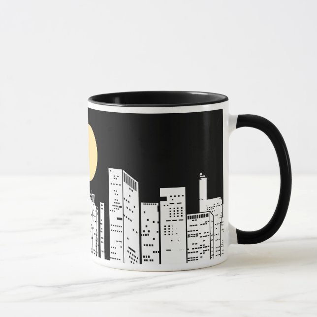 Mug Silhouette d'horizon de New York (Droite)