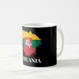 Mug Silhouette et drapeau lituaniens