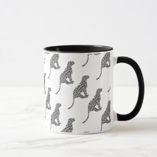 Mug Silhouette gris léopard et gris clair