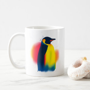 Mug Silhouette minimaliste de peinture à Spray