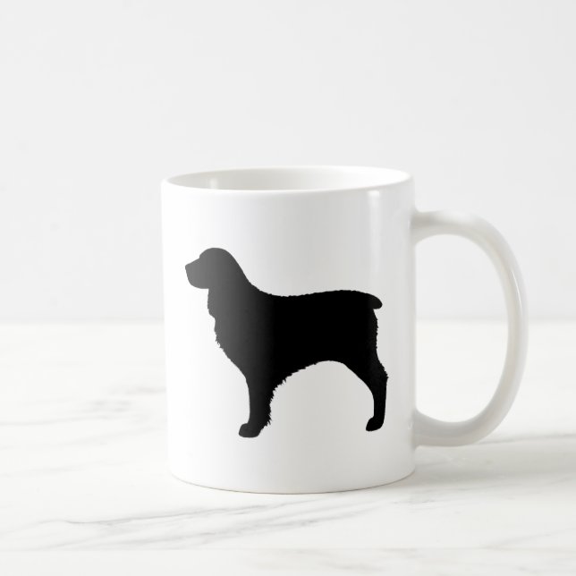 Mug Silhouettes de race de chien d'espagne Boykin (Droite)