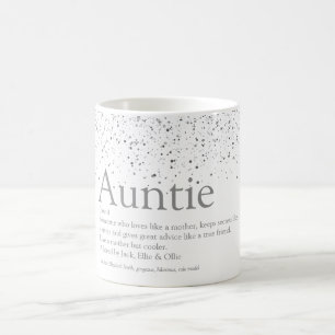 Mug Silver Parties scintillant Glam Cool Tante Définit