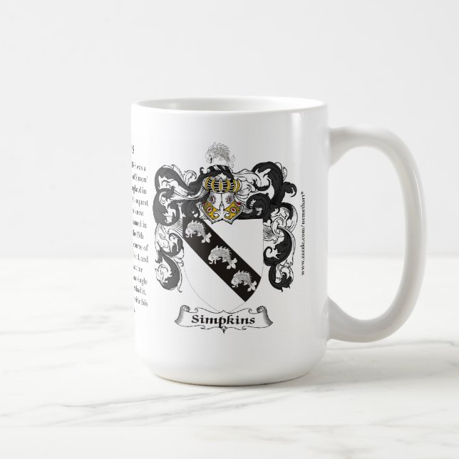 Mug Simpkins, l'origine, la signification et la crête (Droite)