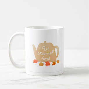 Mug Simple Auto-soin Charming Rappel Chaud Orange