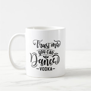 Mug Simple Citation Drôle Danse Noir Typographie Propr
