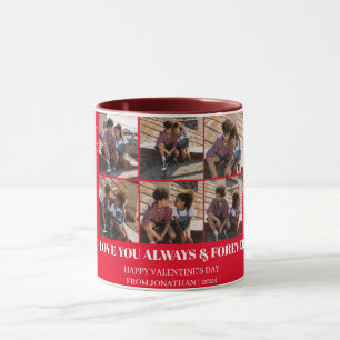 Mug Simple Elegant Love valentine's day couple photo