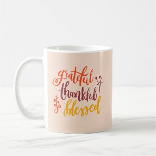 Mug Simple esthétique Beauté Grateful Warm Peach