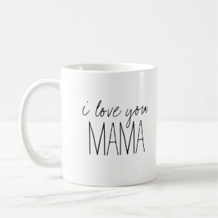 Mug Simple et sucré Personnalisé Je t'aime maman