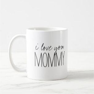 Mug Simple et sucré Personnalisé Je t'aime maman