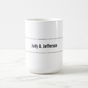 Mug Simple minimaliste classique simple