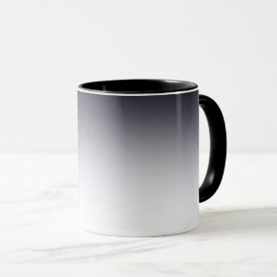 Mug Simple minimaliste noir et blanc ombre