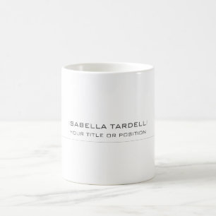 Mug Simple minimaliste simple moderne professionnel