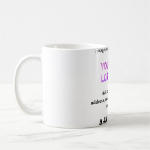 Mug Simple minimum q r code ajouter logo code d'analys