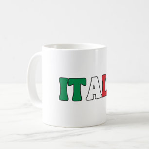 Mug Simple moderne Italie National Drapeau Vêtements
