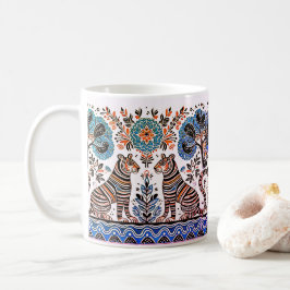 Mug simple peinture madhubani