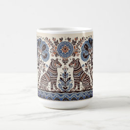 Mug simple peinture madhubani