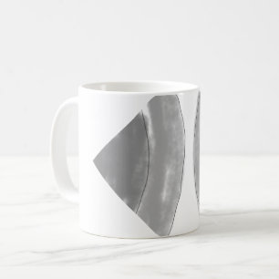 Mug simple personnalisé BLACK mandala monogramme ajout