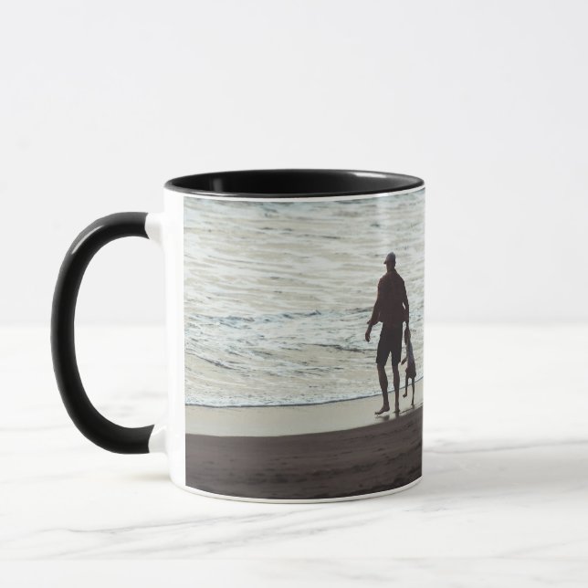 Mug Simple personnalisé deux photos (Gauche)