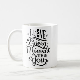 Mug Simple Positivité Charme Romantique Citation Éléga