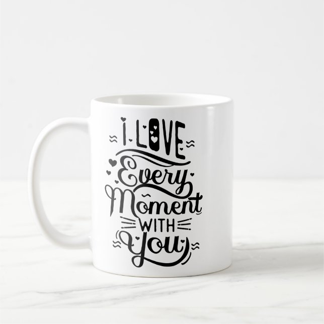 Mug Simple Positivité Charme Romantique Citation Éléga (Gauche)