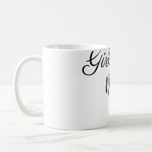 Mug simple pouvoir minimaliste pour fille ajouter le n