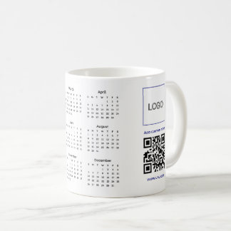 Mug Simple société logo 2027 url annuel d'entreprise