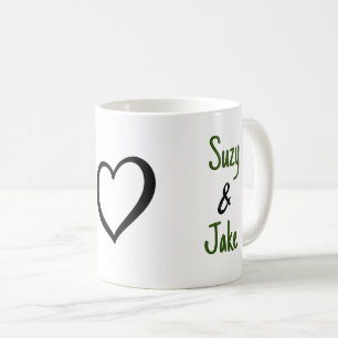 Mug Simple Valentine Nom Coeur