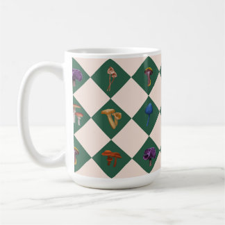 Mug Simple vérification verte avec champignons