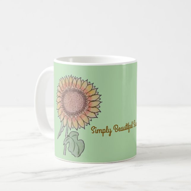Mug Simplement Beau Tournesol (Devant gauche)