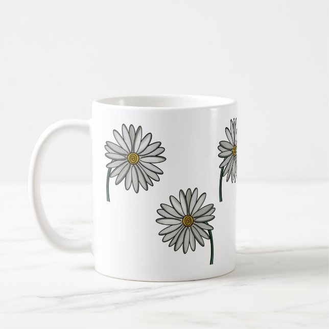 Mug Simplement des marguerites (Gauche)