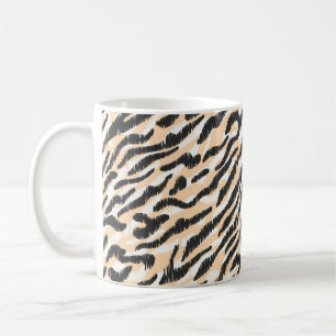 Mug Simples vintage gribouillis zèbre léopard patte de