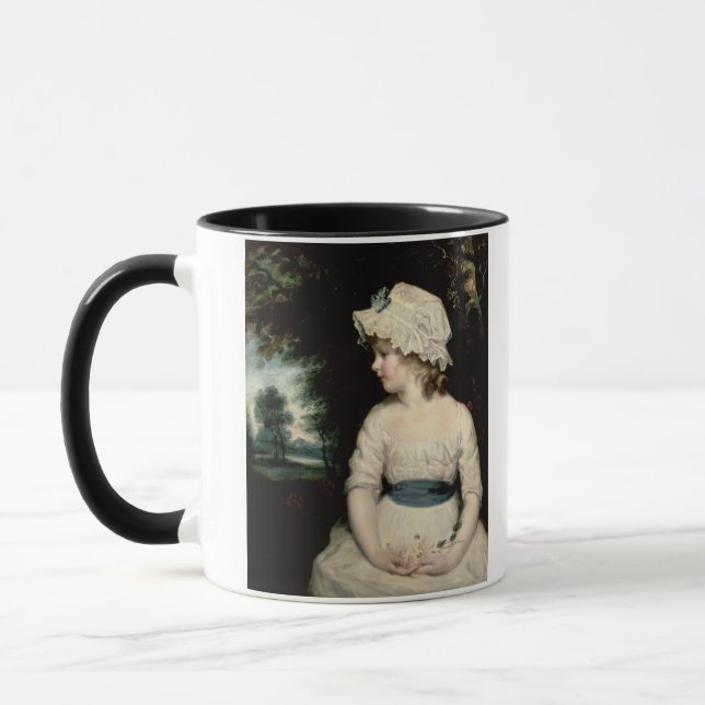 Mug Simplicité - un portrait de Mlle Theophilia (Gauche)
