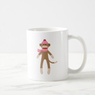 Mug singe de chaussette de fille