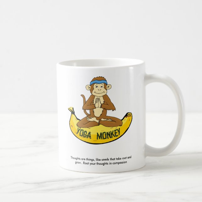 Mug Singe de yoga (Droite)