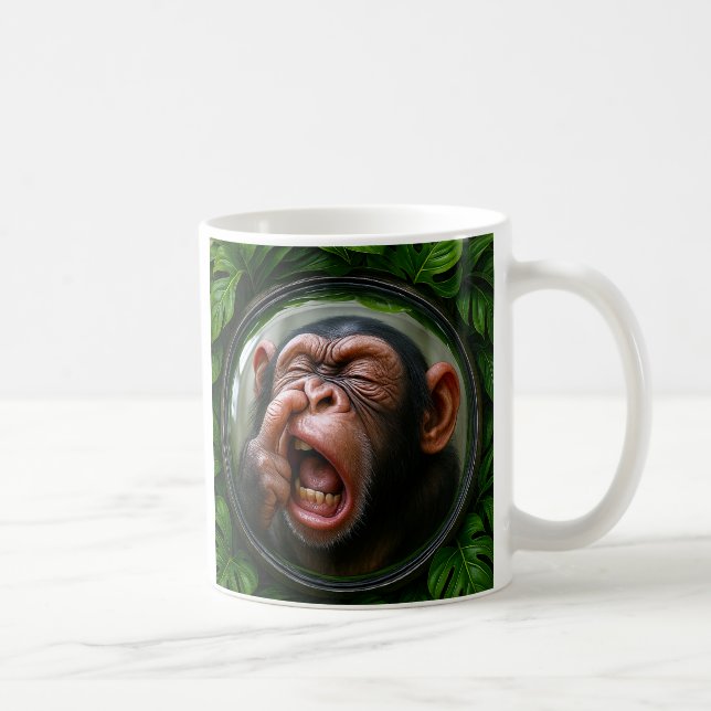 Mug Singe Doigt Nez (Droite)
