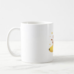 Mug Singe mignon Accrocher la lune de banane