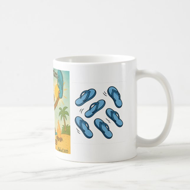 Mug Singe Portant des nageoires (Droite)