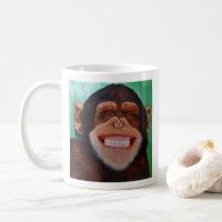 Singe souriant au chimpanzé Imprimer