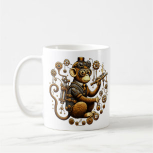 Mug Singe Steampunk avec Ray Gun