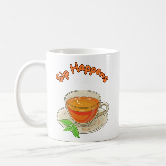 Mug Sip Happens - Tea lovers (Gauche)