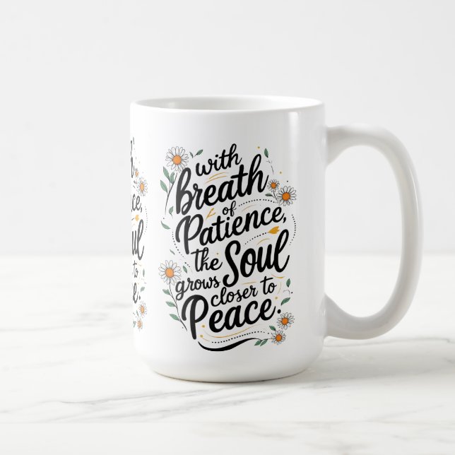Mug "Sip Serenity - Un rappel quotidien de Patience &  (Droite)
