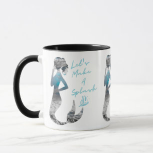 Mug Sirène d'océan Faisons un éclaboussure
