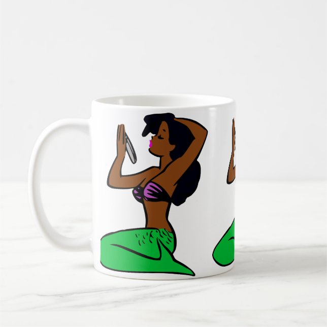 Mug sirène vintage africaine (Gauche)