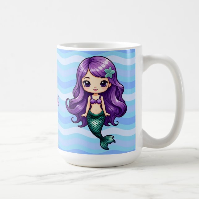 Mug Sirène Violette (Droite)