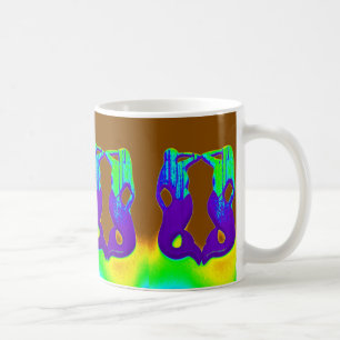 Mug sirènes pourpres/vertes