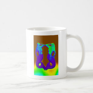 Mug sirènes violettes jumelles