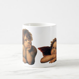 Mug Sistine Madonna, détails d'Angels par Raphael Sanz
