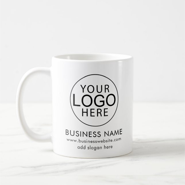 Mug Site Web du logo d'entreprise personnalisé Swag (Gauche)